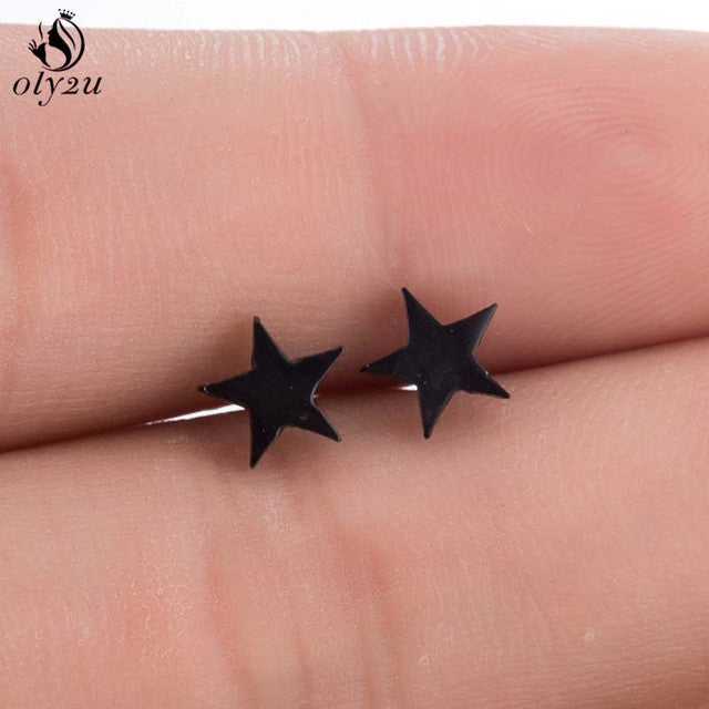 Transform your look with bold unisex punk stud earrings, iconic edgy fashion jewelry.