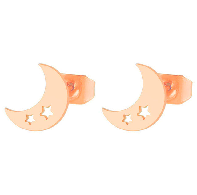 Single unisex punk stud earring, showcasing edgy design and bold style.