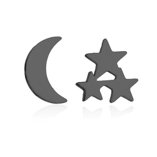 Contemporary punk stud earrings, bold unisex design for a standout edgy look.
