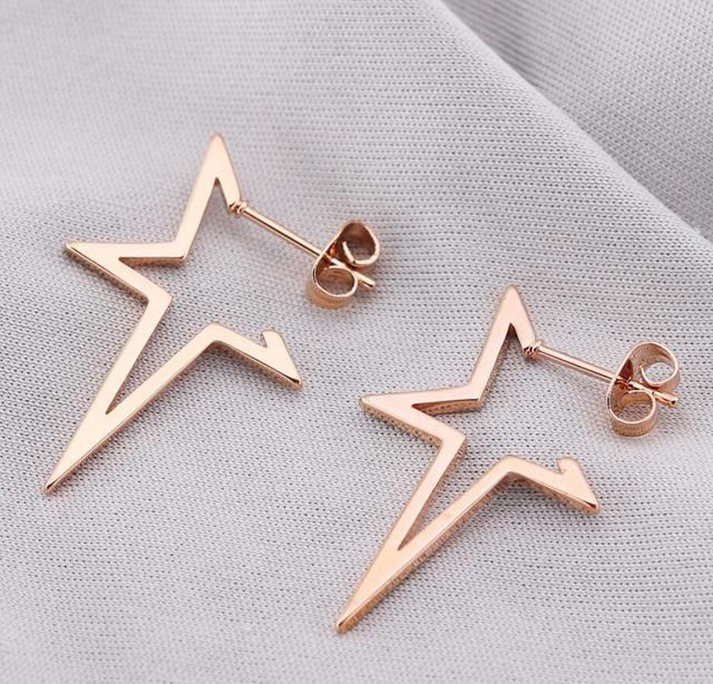 Edgy punk stud earrings, a bold statement jewelry piece for both men & women.