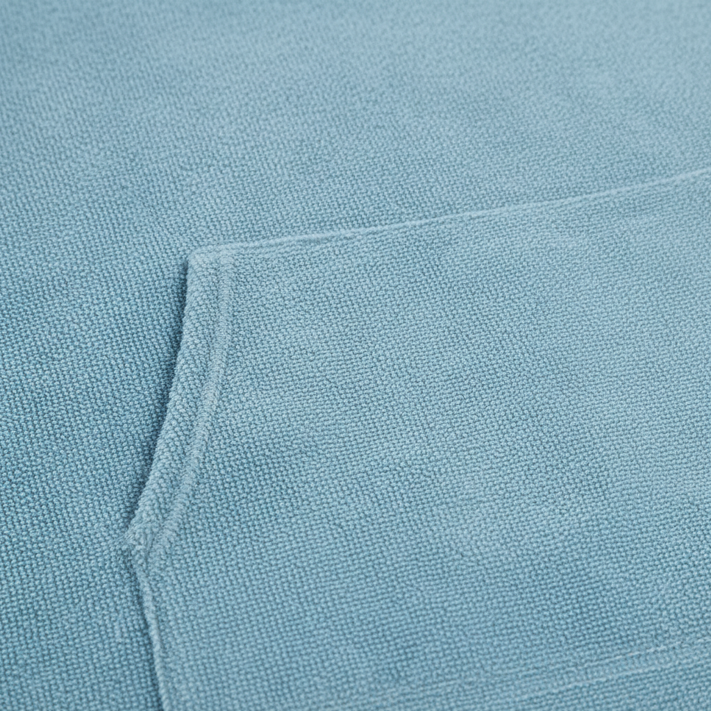 Grey microfibre beach towel poncho, featuring a generous cut for easy changing, lightweight and highly absorbent