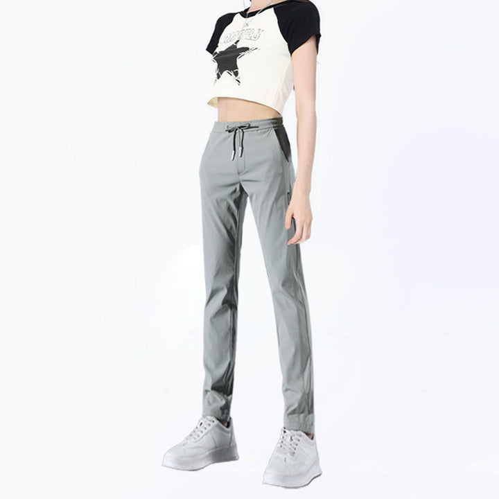 All-season quick-dry stretch trousers, unisex fit for active women and men.