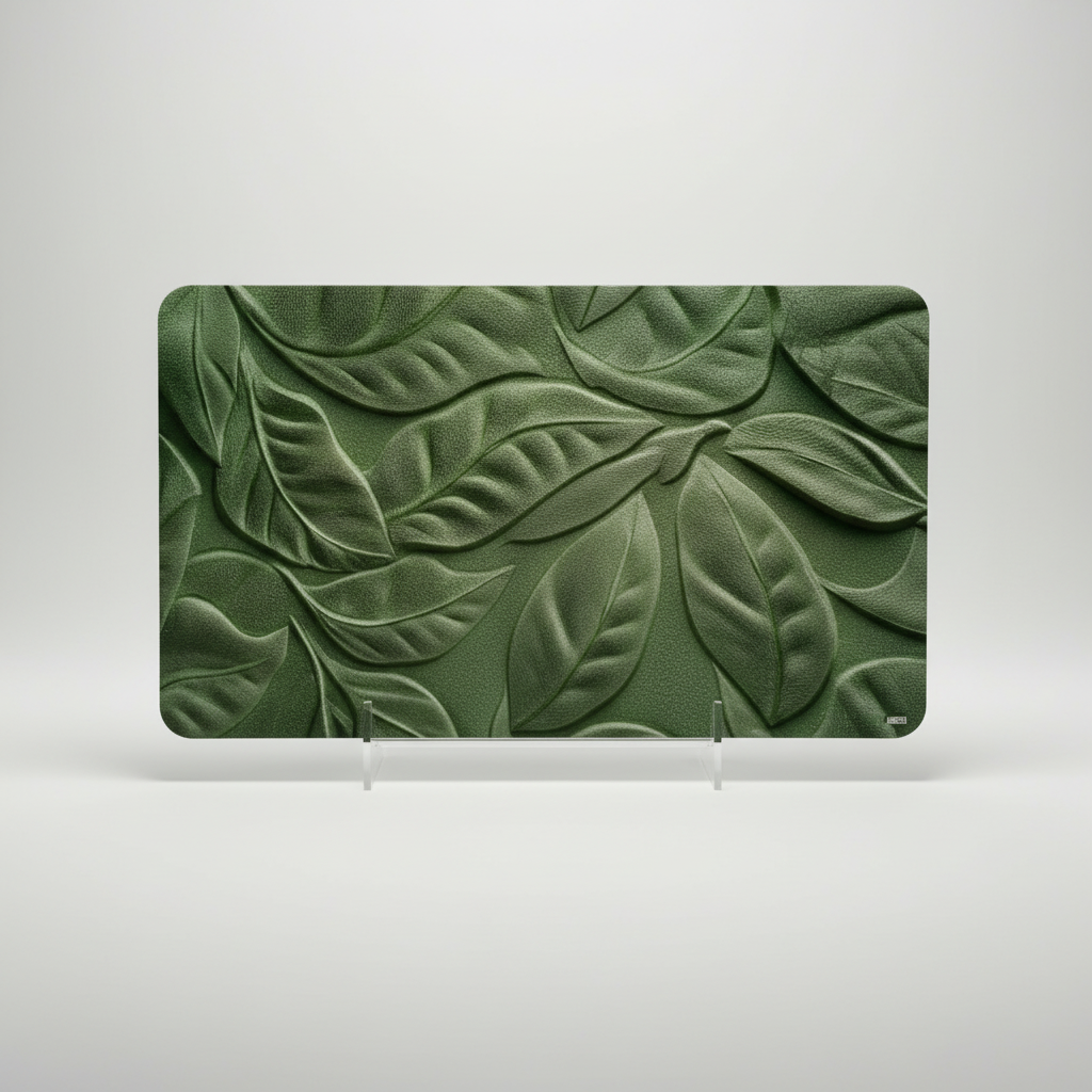 Non-slip quick dry mat featuring a stylish leaf pattern, perfect as a home essential for bathrooms and hallways.