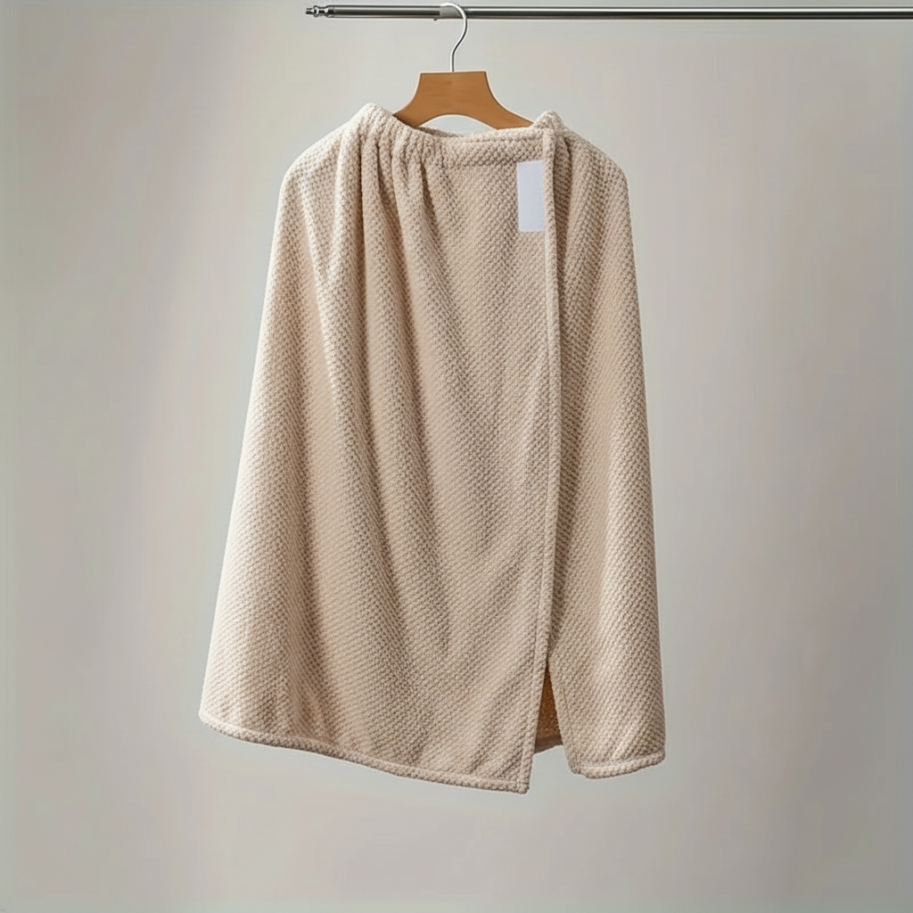 Soft quick-dry BathLuxe bathrobe for women, perfect spa and loungewear comfort.
