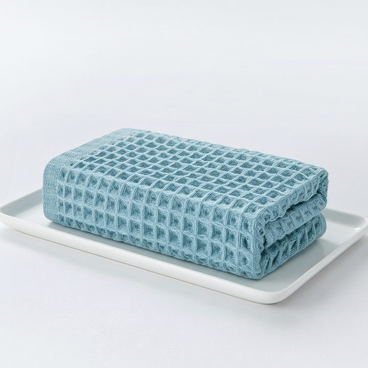 WaffleTowel Schnell Trocknendes Handtuch in beige, unisex and super absorbent.