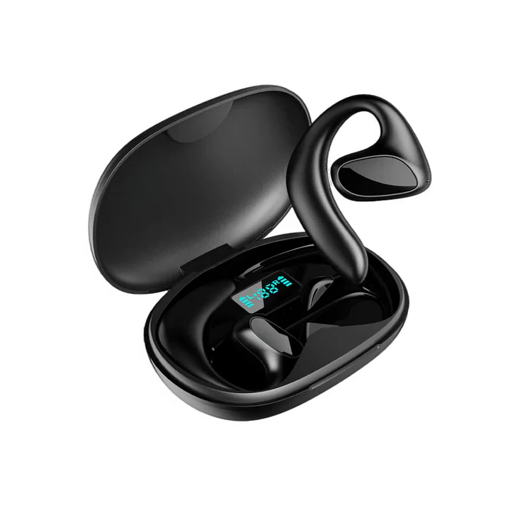 Unisex real-time language translator earbuds. Wireless Bluetooth for seamless communication & global travel.