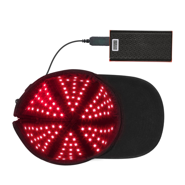 At-home Red Light Hair Growth Cap for easy & effective scalp treatment, reducing hair loss.