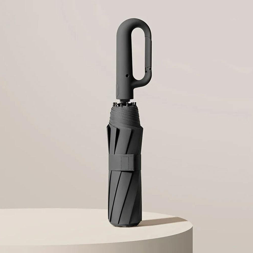 Unisex reinforced compact travel umbrella with windproof design. Perfect for rain & sun protection.