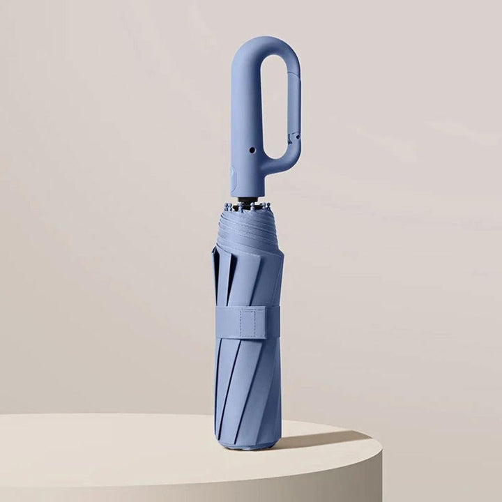 Automatic opening & closing unisex travel umbrella. Compact, reinforced, windproof for ultimate rain & sun protection.