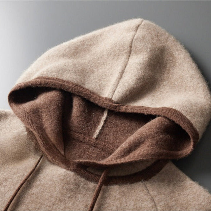 Casual relaxed fit hoodie, offering cozy comfort and warmth for everyday wear.