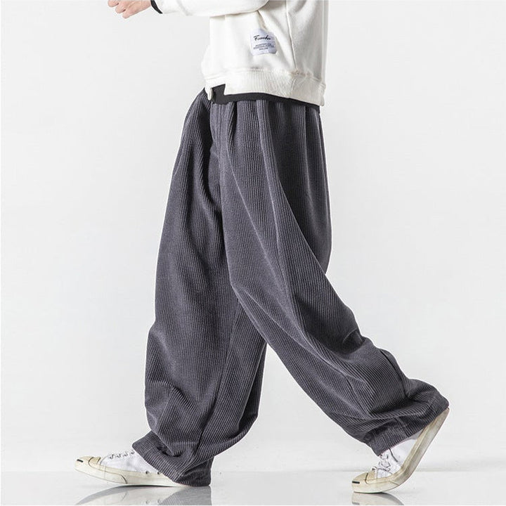 Navy blue unisex lounge sweatpants, soft fabric & relaxed fit for ultimate comfort.