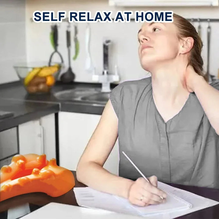 Advanced RelaxTherapy shoulder and neck massager for deep tissue muscle relaxation and stress relief.