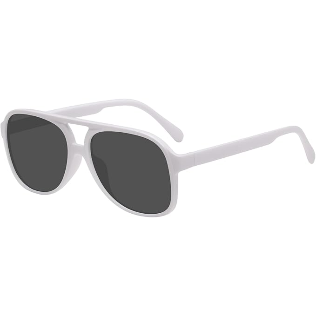 Classic retro aviator eyewear, brown gradient lenses, suitable for fashion accessories