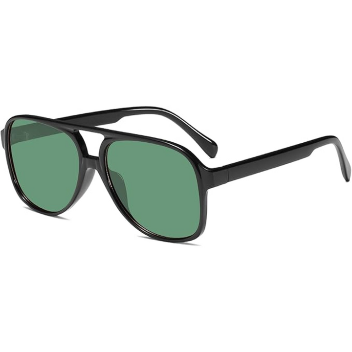 Fashionable retro aviator sunglasses, ideal eyewear accessory for sun protection