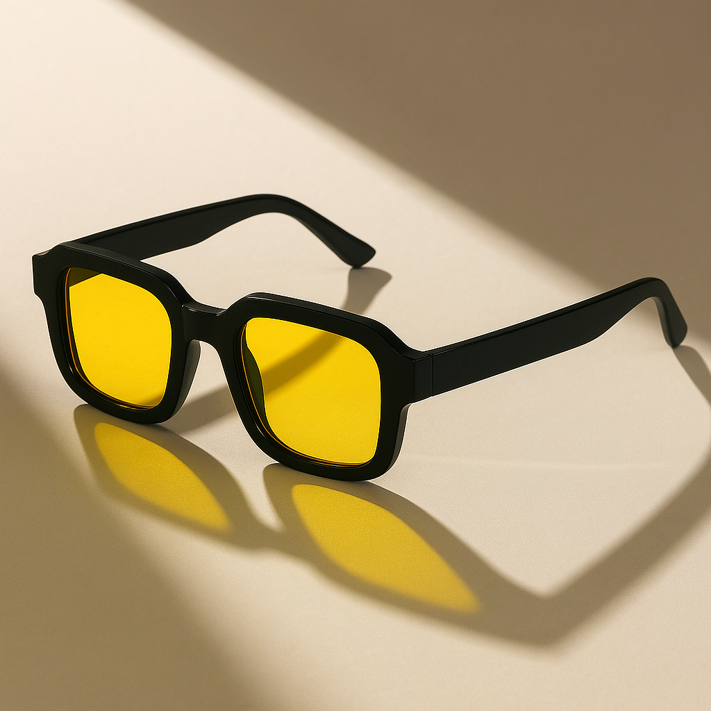Fashion eyewear: Unisex retro bold frame sunglasses. Essential UV protection for eye protection in a statement style.