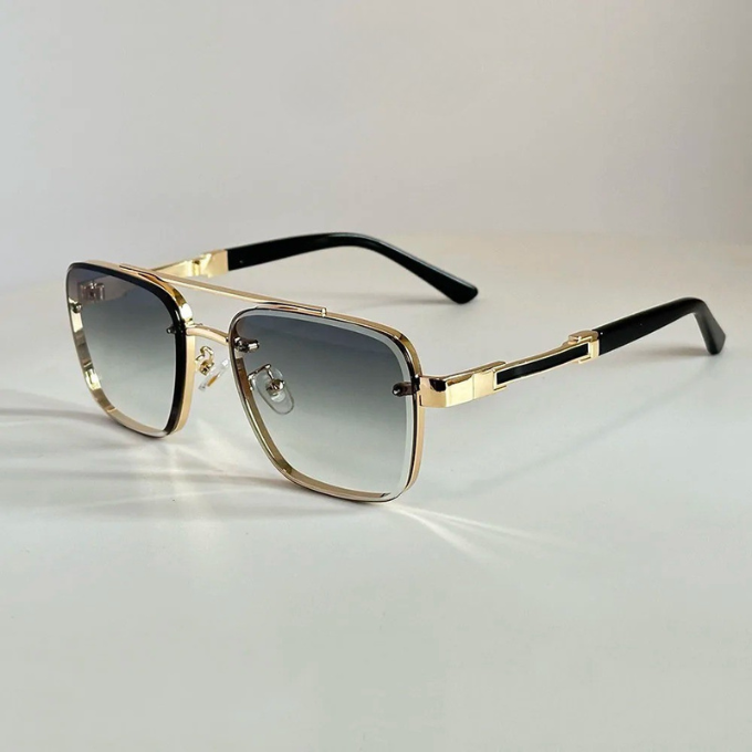 Retro square sunglasses for men & women, offering essential UV protection & modern style.