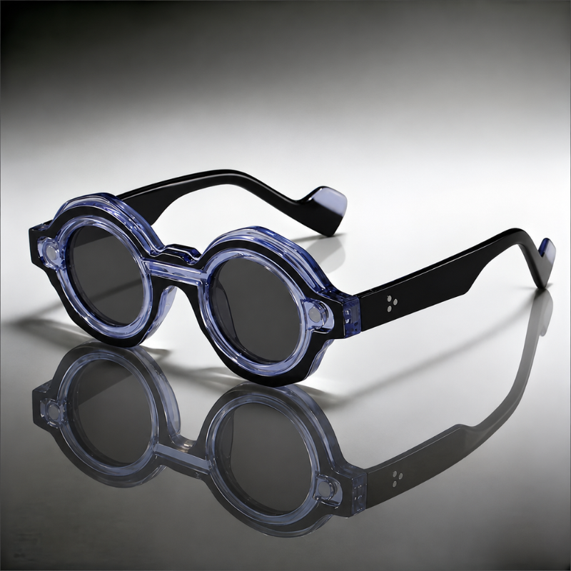 Trendy unisex retro round sunglasses. Essential summer accessory with ultimate UV protection.