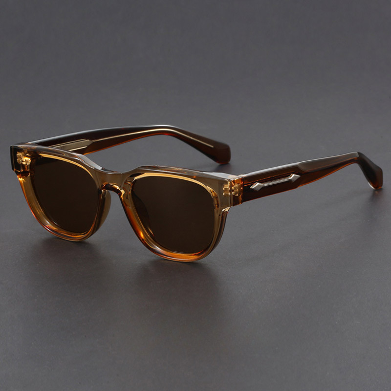 Unisex Retro Square Polarized Sunglasses, offering UV400 protection and vintage style for men & women.