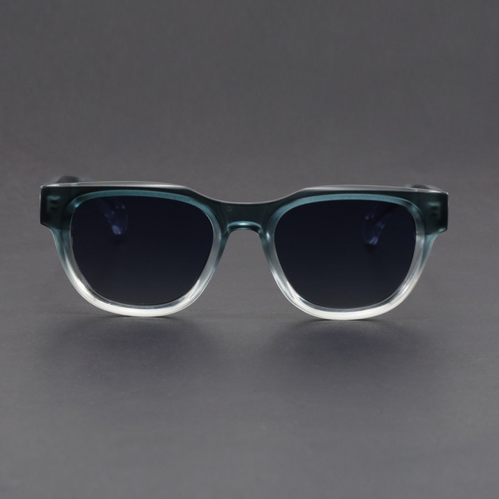 Sleek unisex square polarized sunglasses. Retro design meets UV400 sun protection, ideal for any outdoor activity.