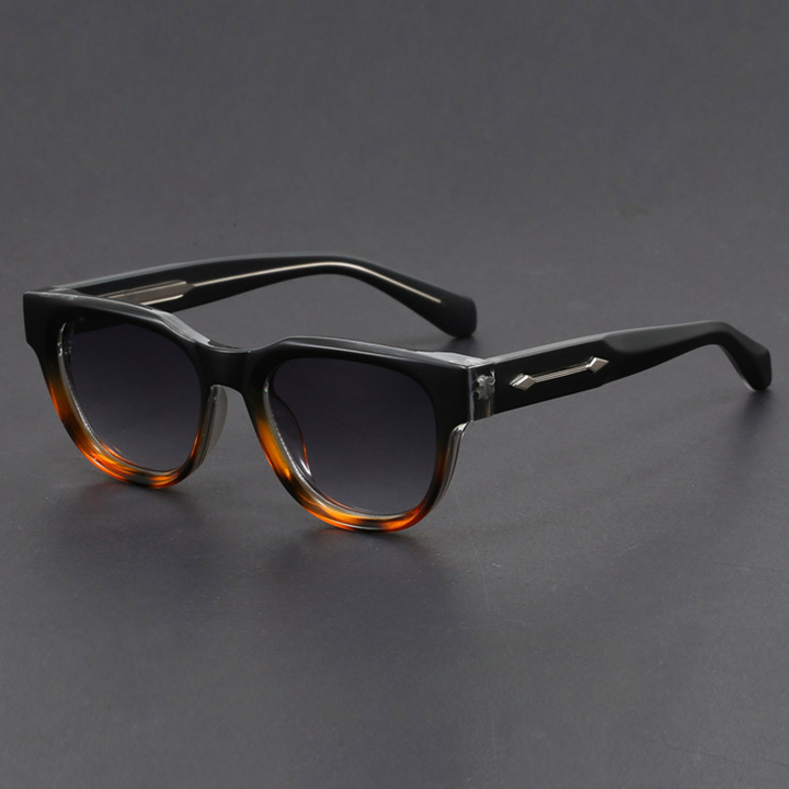 Vintage-inspired square polarized sunglasses, perfect for any gender. UV400 protection eyewear for outdoor fashion.