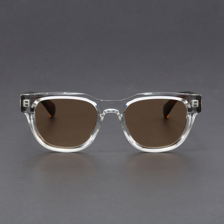 Lightweight retro square polarized sunglasses. Unisex UV400 shades for comfortable, stylish eye protection.