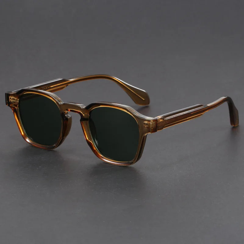 Unisex retro square sunglasses offering ultimate UV protection. Stylish classic eyewear for men & women.