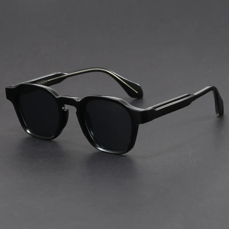 Durable retro square frame sunglasses for men & women. Classic vintage style with complete UV protection.