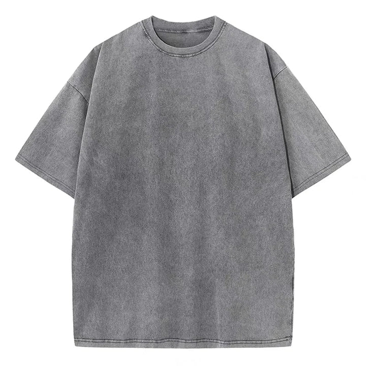 Trendy retro washed unisex tee with a relaxed fit & oversized style. Perfect casual top for vintage lovers.