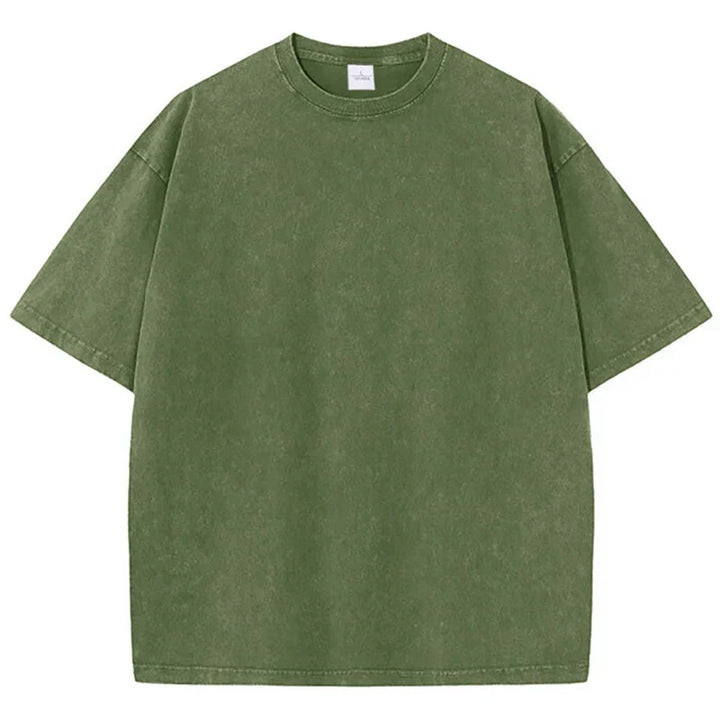 Classic vintage style retro washed t-shirt for unisex. Oversized, comfortable tee with a modern casual look.