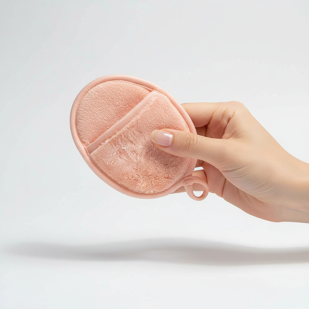 Ecofriendly reusable facial pads for gentle cleansing and makeup removal
