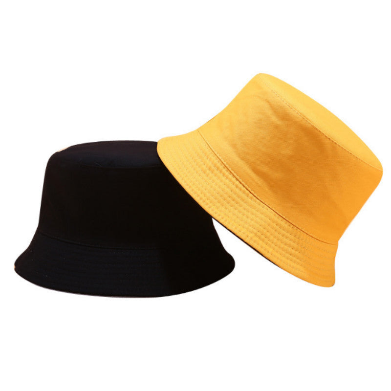 Foldable reversible bucket hat, compact and easy to pack, great for sun protection on the go