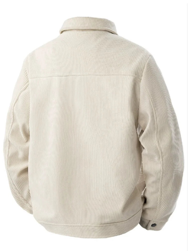 Modern unisex ribbed comfort jacket, excellent for stylish everyday outerwear and cozy casual layering.