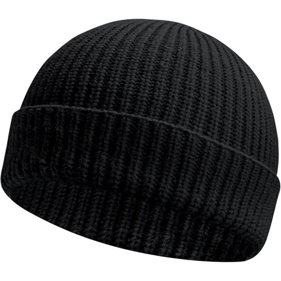 Unisex Robin knitted beanie hat, low cuff, acrylic, warm winter accessory for comfort