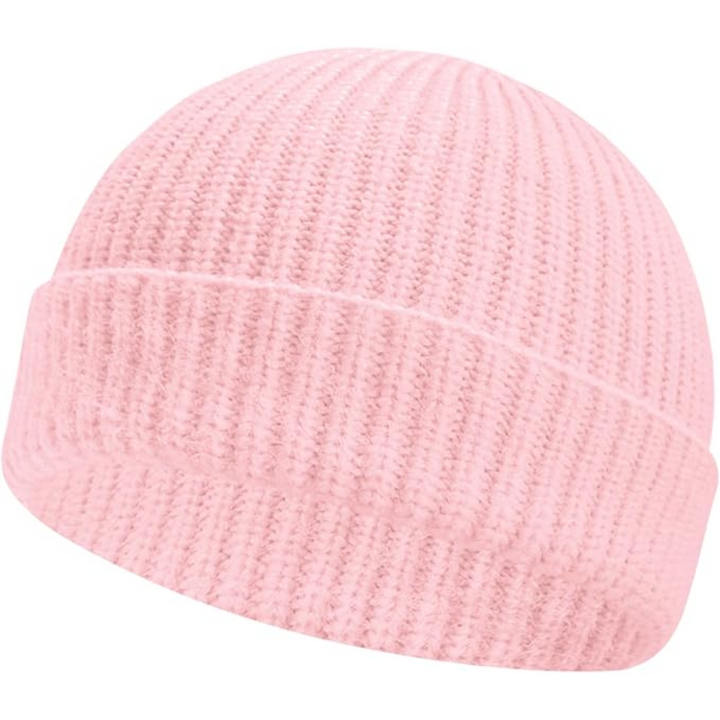 Robin unisex knitted beanie, low cuff, made from warm acrylic, essential winter accessory