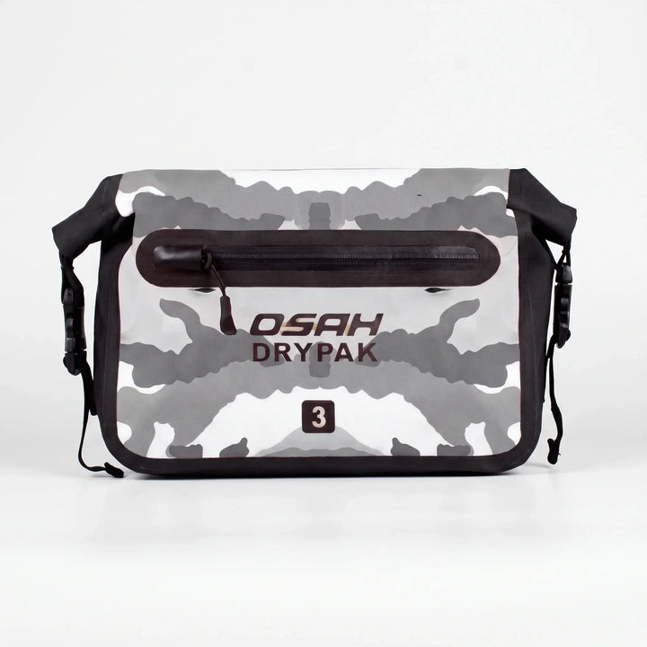 Stylish unisex roll-top waist bag, great for organized travel & water-resistant outdoor adventures.