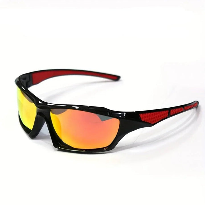 Pair of lightweight round polarized sunglasses with UV400 protection, perfect for daily wear & eye protection.