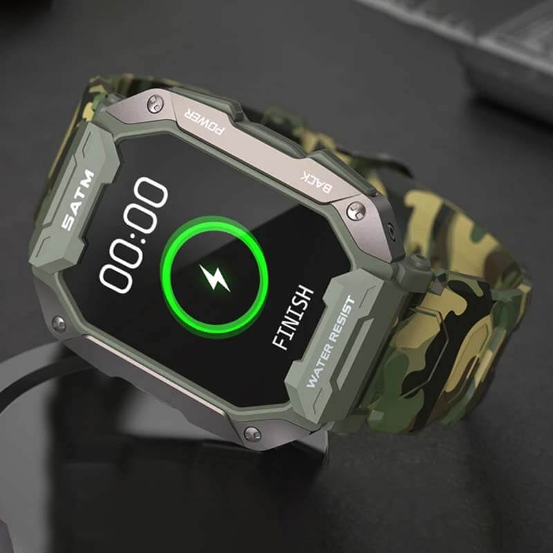 Adventure-ready rugged smartwatch. Unisex fitness tracker & health monitor, designed for outdoor enthusiasts.