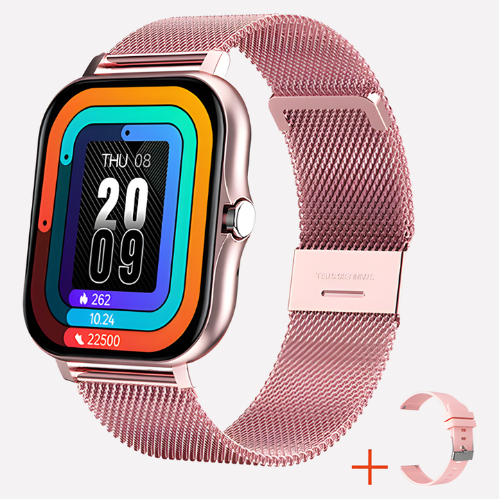 Rechargeable Unisex Safety Smartwatch offering GPS location tracking, SOS emergency alerts & personal security.