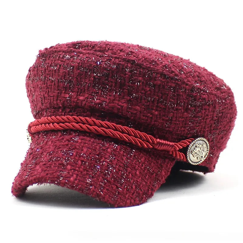 Stylish unisex woven cotton cap in Savanna style, featuring a unique textured design for casual wear.