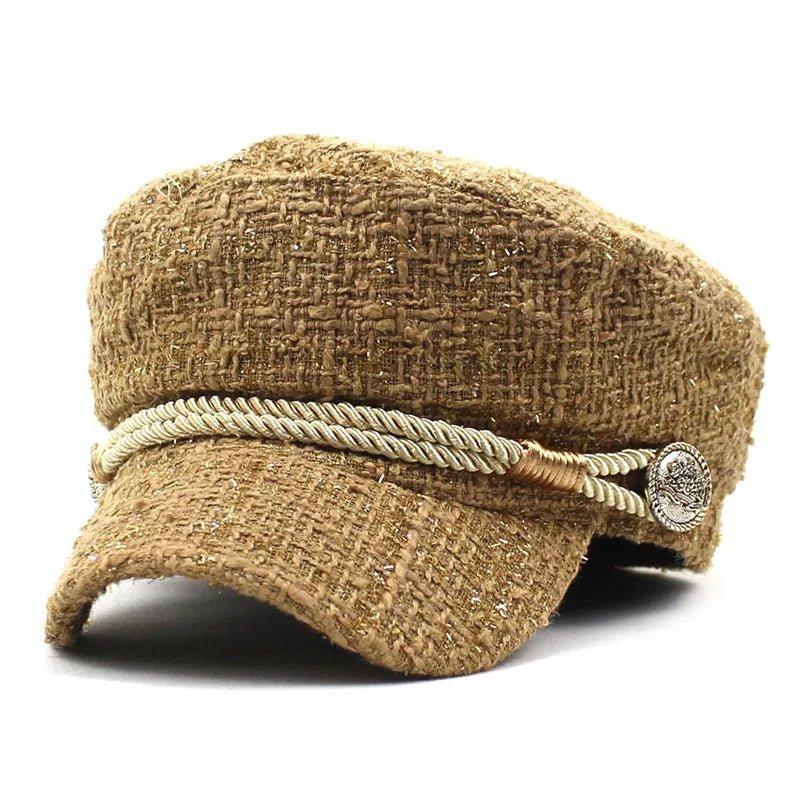 Savanna textured cotton cap with a woven finish, offering a rustic style and versatile unisex appeal.