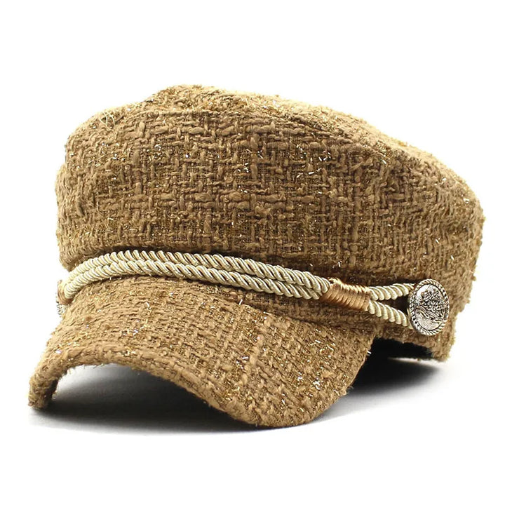 Savanna textured cotton cap with a woven finish, offering a rustic style and versatile unisex appeal.