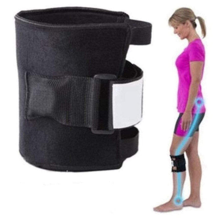 Adjustable sciatica brace for men & women, providing discreet acupressure relief for leg and back pain.