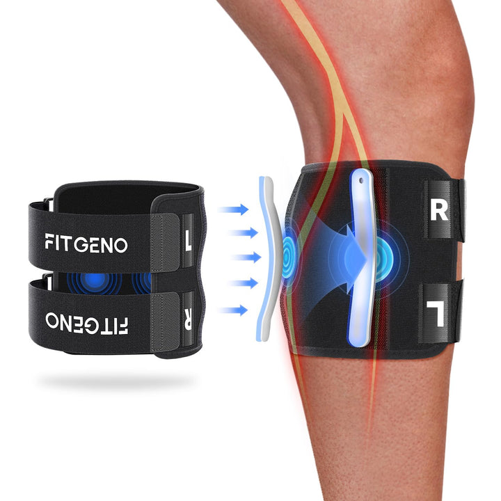 Unisex sciatica nerve knee brace for pain relief, joint support, & therapy.