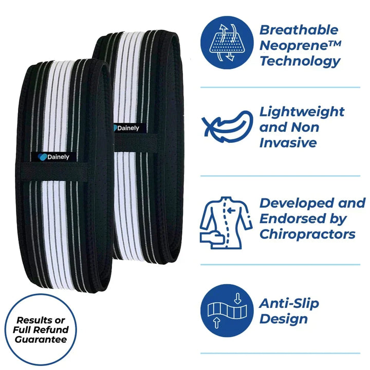 Unisex belt for targeted sciatica pain relief. Lower back & hip support, SI joint wellness.
