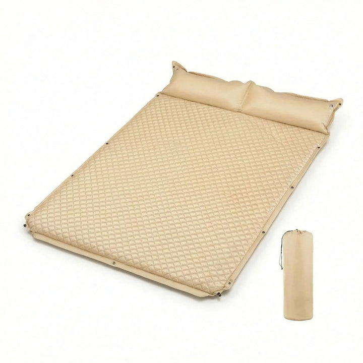 Unisex self-inflating sleeping pad for camping & hiking. Portable outdoor camp mattress ensures travel comfort.