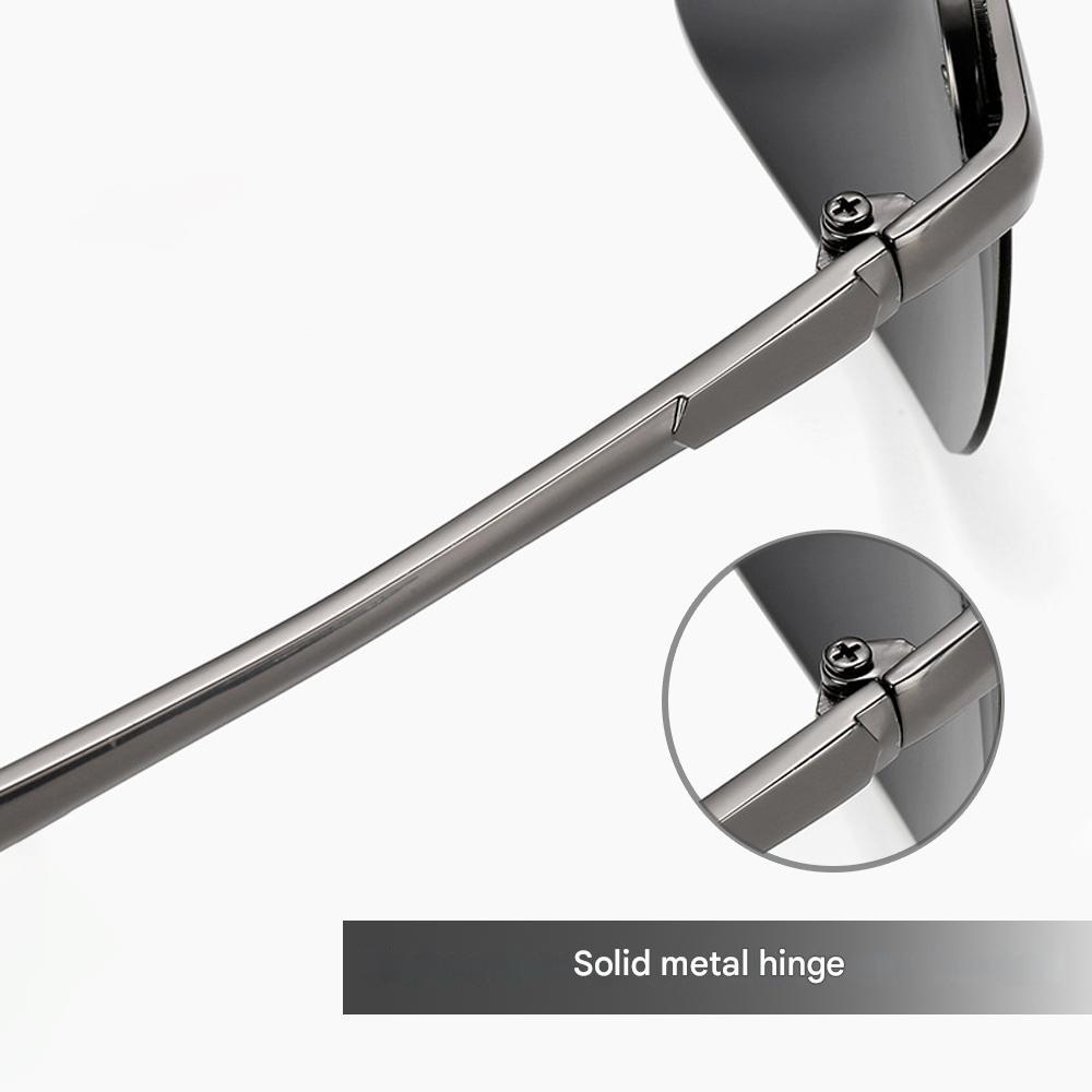 Nils unisex polarized driving glasses. Self-tinting photochromic lenses provide day & night anti-glare & UV protection.