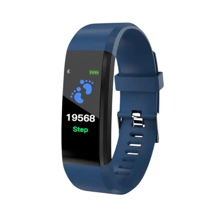 Durable senior smartwatch with clear screen, ideal for monitoring blood pressure & heart rate.