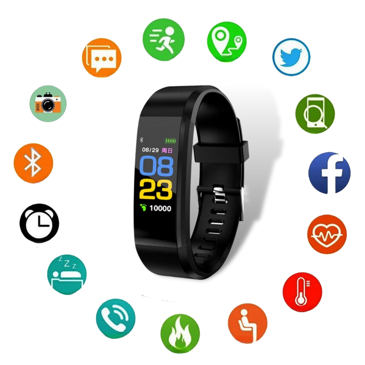 Senior health monitor smartwatch, designed for comfort and accurate tracking of key health metrics.