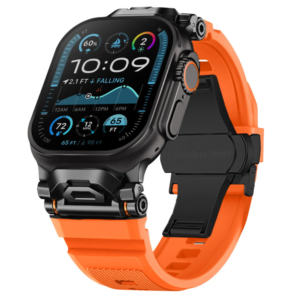 Hypoallergenic quick release silicone strap, ideal watch accessory for active users, comfortable.