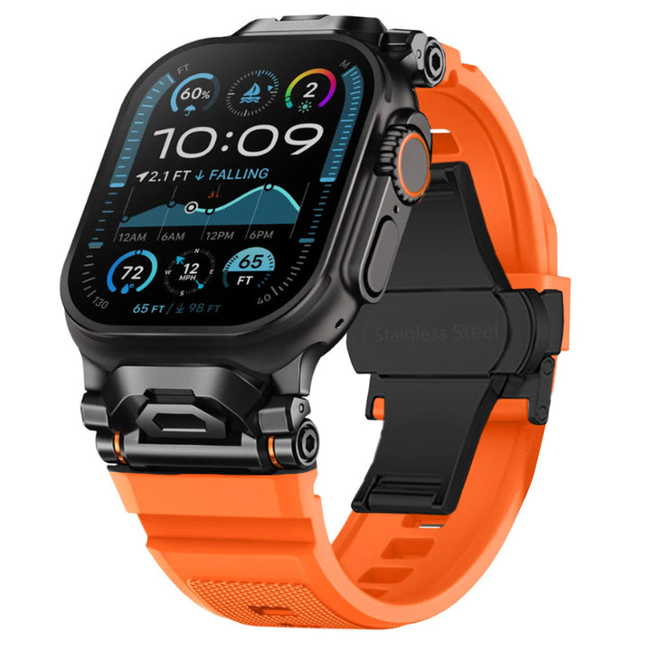 Hypoallergenic quick release silicone strap, ideal watch accessory for active users, comfortable.